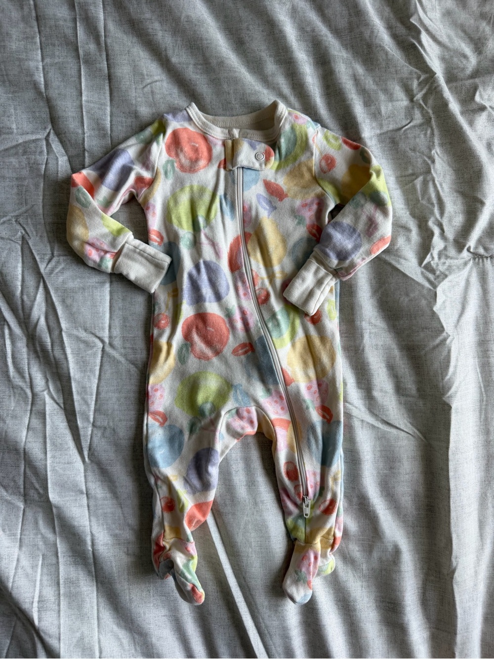 Member's Mark Organic Cotton Fruit Footed Sleeper (0-3M)